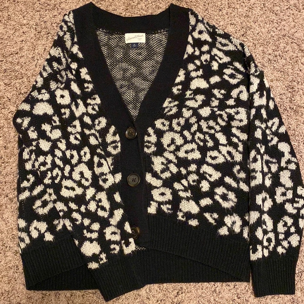 Cheetah print sweater